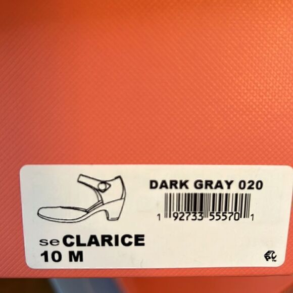 Spirit Clarice Dark Gray Mary Jane Heels size 10 M - Picture 5 of 5